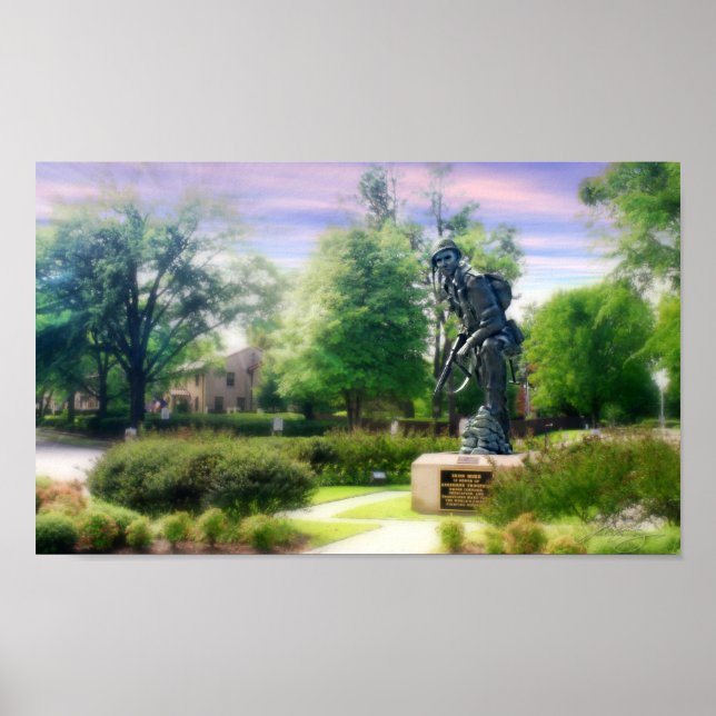 Stylized Järn Mike Final på Matte Canvas Poster (Framsidan)