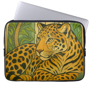 Stylized Jungle Elegance Laptop Fodral