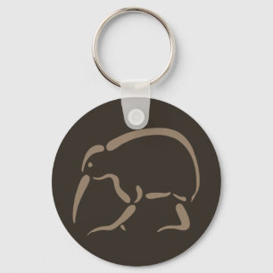 Stylized Kiwi Nyckelring