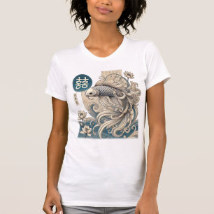 Stylized Koi Fish T-Shirt
