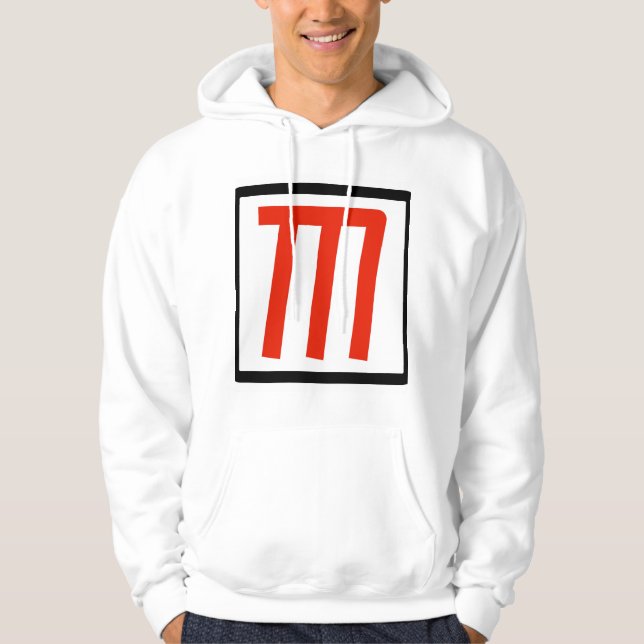 Stylized M – Unique Initial Design Hoodie (Framsida)