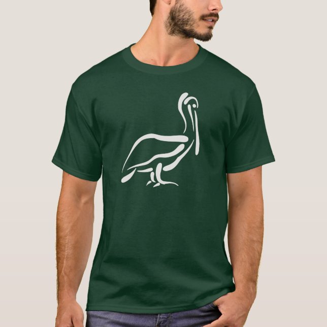 Stylized pelikan tee (Framsida)