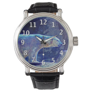 Stylized polar björn armbandsur