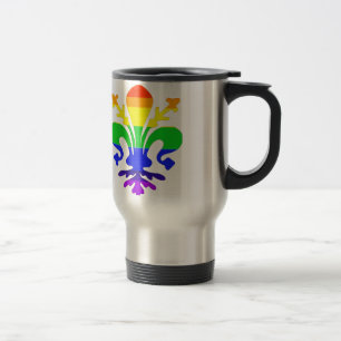 Stylized Rainbow Fleur de Lis Resemugg