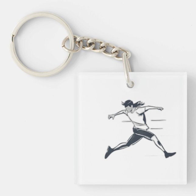 Stylized Silhouette of a Person Running Fast (Framsidan)
