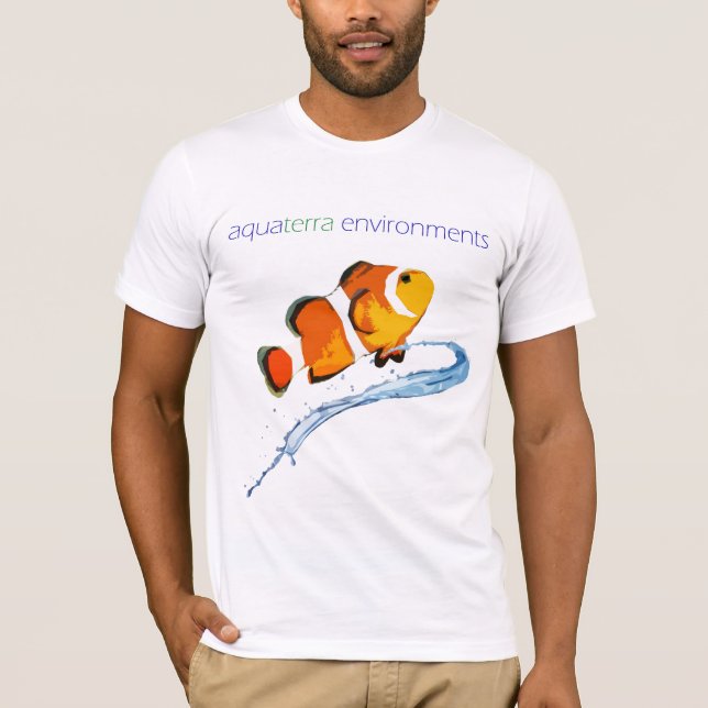 Stylized skjorta för AquaTerra miljöer Clownfish T-shirt (Framsida)