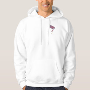 Stylized solnedgångHoodie för skymning Flamingo Sweatshirt