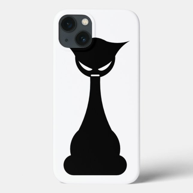 Stylized svart katt (Baksida)