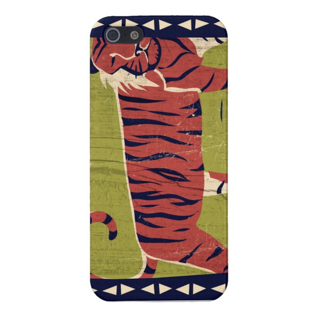 Stylized tiger iPhone 5 cover (Baksidan)