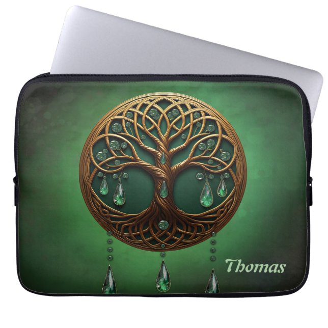 Stylized tree of life  laptop fodral (Framsidan)
