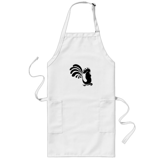 Stylized Tupp Apron Långt Förkläde (Framsidan)