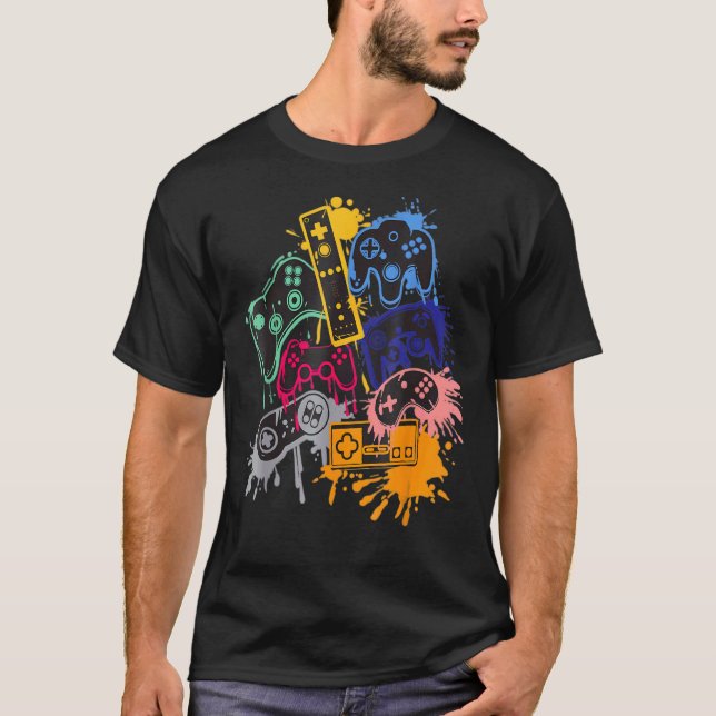 Styr all videospelsstyrenhet för Sak T Shirt (Framsida)
