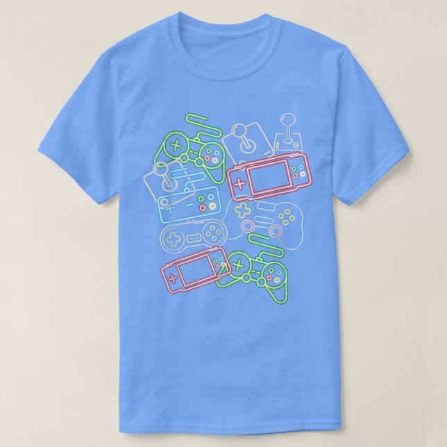 Styr alla 80-styrenheter för videospel i Sak  T Shirt (Design framsida)