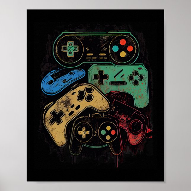Styr alla spel för videospelsstyrenheten i Sak Poster (Framsidan)