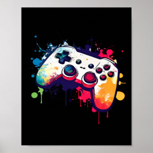 Styr alla spel för videospelsstyrenheten i Sak Poster