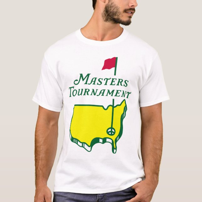 Styr golf för Golfturneringsvart T Shirt (Framsida)