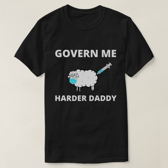 Styr mig Harder pappa Trend Funny T Shirt (Design framsida)
