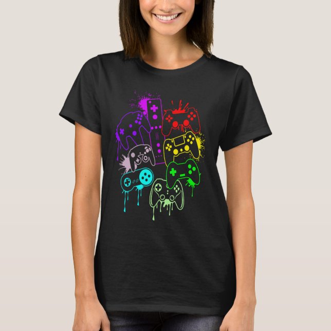 Styra all videospelskontroll i Sak T Shirt (Framsida)