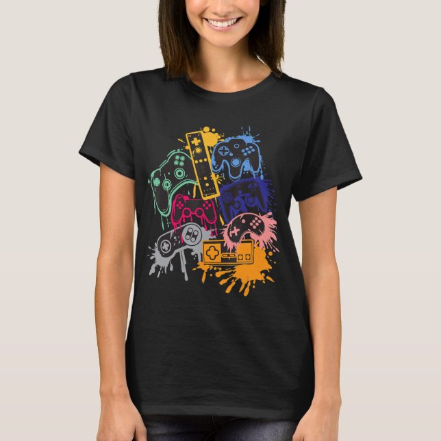 Styra all videospelskontroll i Sak T Shirt (Framsida)