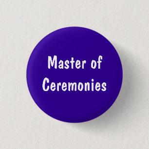 Styra av ceremonier knapp