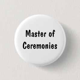 Styra av ceremonier knapp