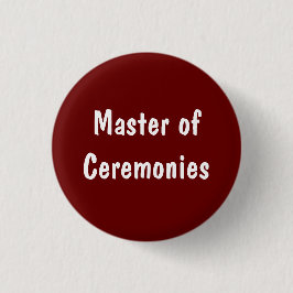 Styra av ceremonier knapp