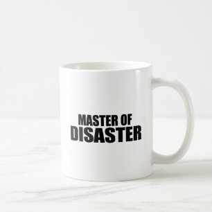 Styra av katastrof kaffemugg