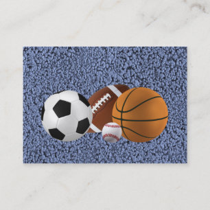 STYRA AV SPORTAR (baseball, fotboll, basket) Visitkort