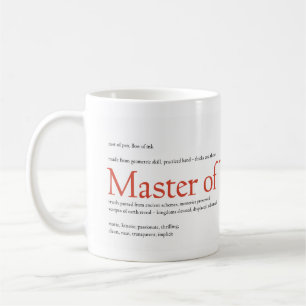 Styra av typografi kaffemugg