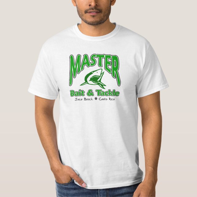 Styra bete & tackla hajen, Jaco, Costa Rica T Shirt (Framsida)