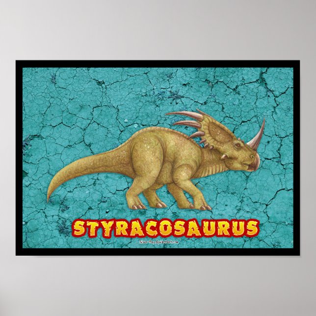 Styracosaurus Deluxe poster (Framsidan)