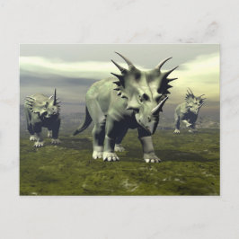 Styracosaurus dinosaurs - 3D-rendering Vykort