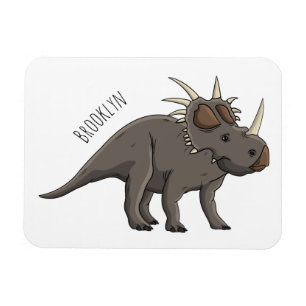 Styracosaurus-illustration av tecknaden magnet