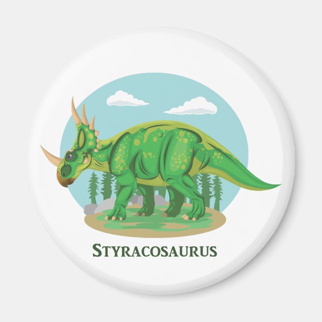 Styracosaurus Magnet (Framsidan)