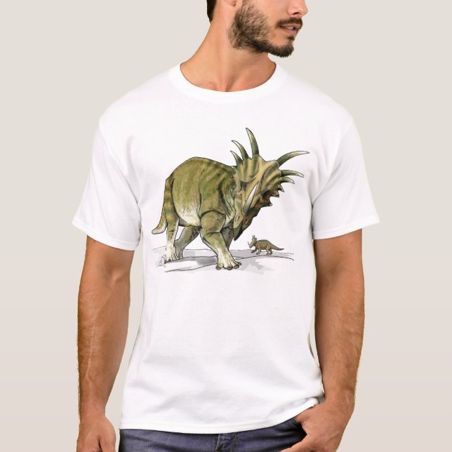 Styrakosaurus - retakosaur tee shirt (Framsida)