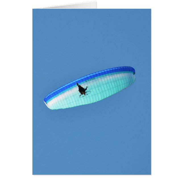 Styrd paragegegel hälsningskort (Framsidan)