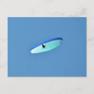 Styrd paraglider vykort