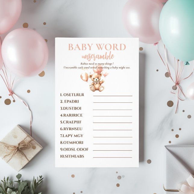 Styrda med ballonger | BABY ROSA Flygblad (Skapare uppladdad)