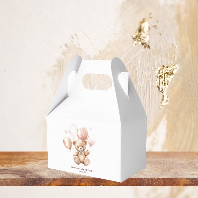 Styrda med ballonger | BABY ROSA Presentaskar (Skapare uppladdad)