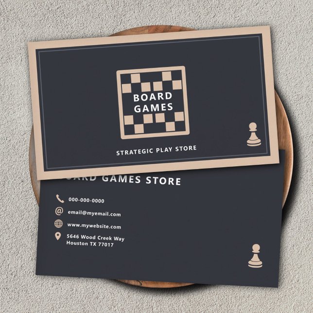 Styrelsesamtal Visitkort (Board Games Business Card)