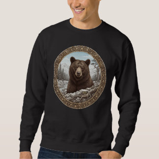 Styrka av den vilda björnvinjästen Hoodie Lång Ärmad Tröja