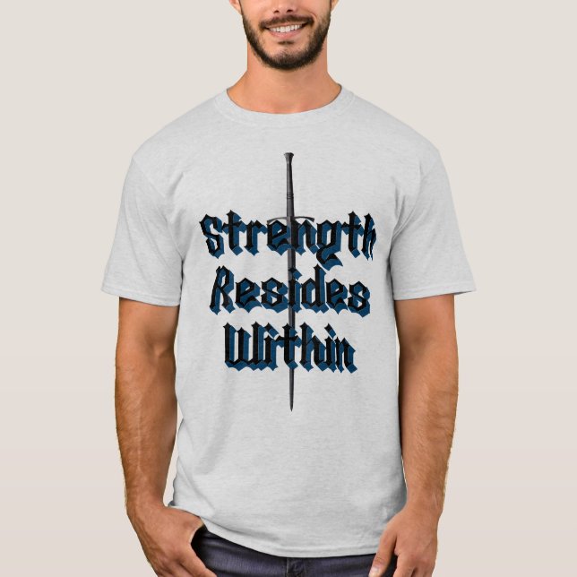 Styrka Bor Inuti - Herr T-Shirt (Framsida)