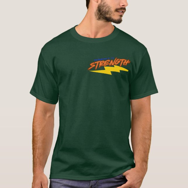 Styrka (filippinier 4:13) Manarhirt T Shirt (Framsida)