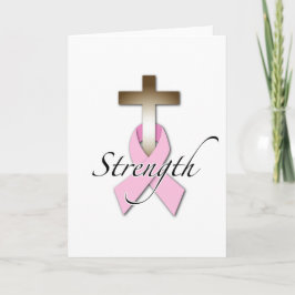 styrka för bröstcancermedvetenhet kort