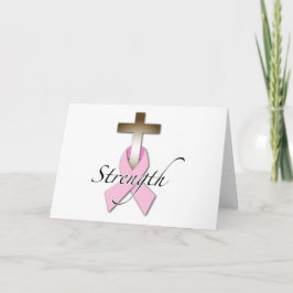 styrka för bröstcancermedvetenhet kort