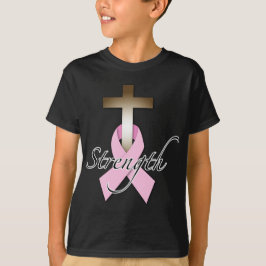 styrka för bröstcancermedvetenhet t-shirt
