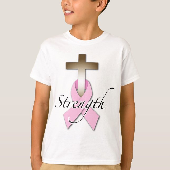 styrka för bröstcancermedvetenhet tröja (Framsida)