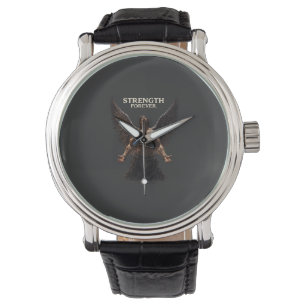 Styrka För Evigt Dark Angel Design – Motiverande Armbandsur