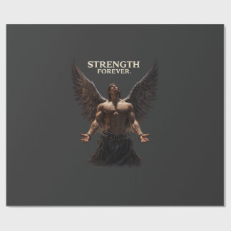 Styrka för evigt Dark Angel Design – Motiverande Presentpapper