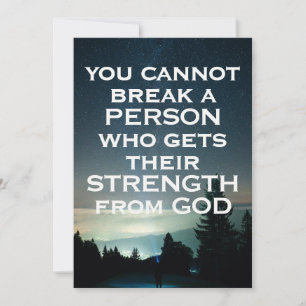 Styrka från Guds kort